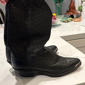 Laredo Black Leather Men's Boots